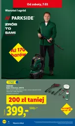 Gazetka promocyjna Lidl - Oferta ważna od 2.03 - Gazetka - ważna od 07.03 do 07.03.2026 - strona 4 - produkty: Parkside, Ogród, Myjka ciśnieniowa