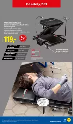 Gazetka promocyjna Lidl - Oferta ważna od 2.03 - Gazetka - ważna od 07.03 do 07.03.2026 - strona 45 - produkty: Parkside, Por, Leżanka, Płytka, Stołek, Pojemnik, Klucze płaskie, Pojemnik do przechowywania, Dźwig