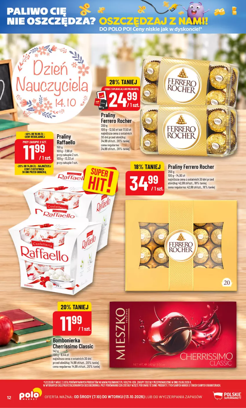 Gazetka promocyjna PoloMarket - Gazetka POLOmarket - ważna 07.10 do 13.10.2026 - strona 12 - produkty: Fa, Ferrero, Ferrero Rocher, Praliny