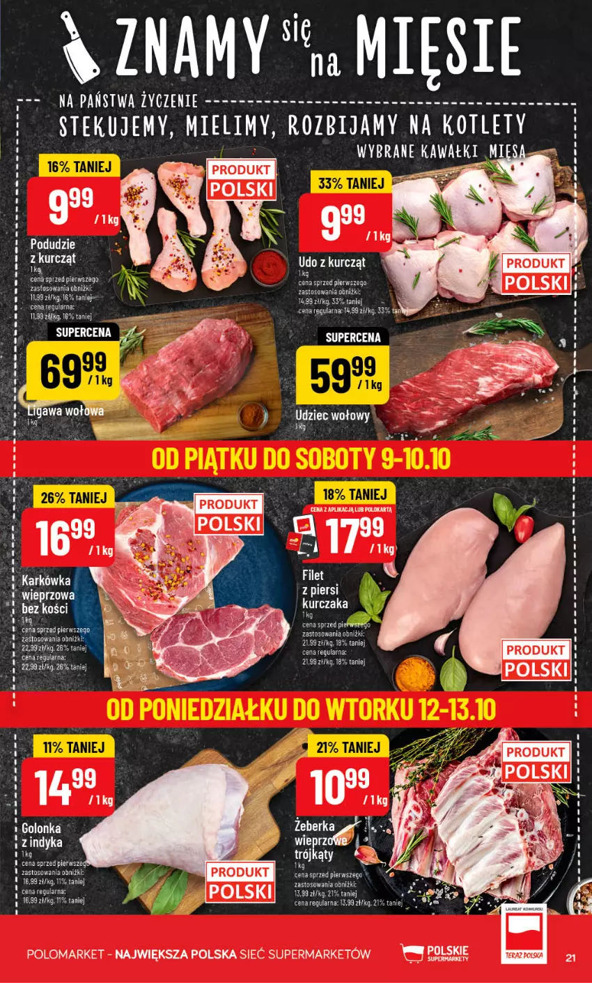 Gazetka promocyjna PoloMarket - Gazetka POLOmarket - ważna 07.10 do 13.10.2026 - strona 21 - produkty: Golonka z indyka, Kotlet