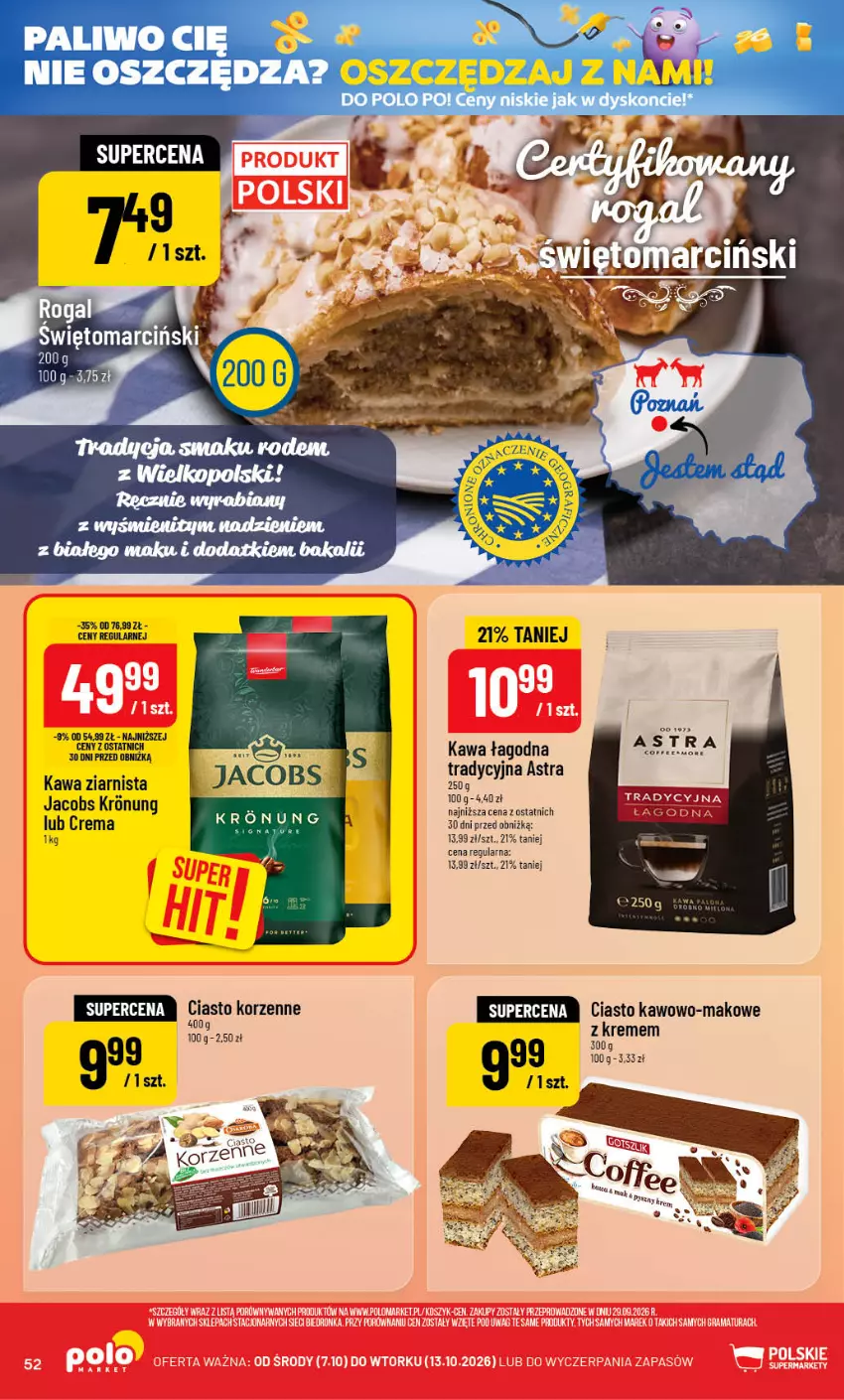 Gazetka promocyjna PoloMarket - Gazetka POLOmarket - ważna 07.10 do 13.10.2026 - strona 52 - produkty: Jacobs, Kawa, Kawa ziarnista