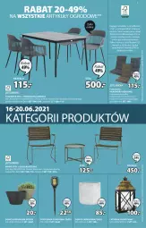 Gazetka promocyjna Jysk - Oferta tygodnia - Gazetka - ważna od 29.06 do 29.06.2021 - strona 4 - produkty: Latarnia, Stół, Krzesło, Siedzisko, Poduszka, Olej