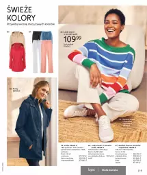 Gazetka promocyjna Bonprix - WIOSNA PEŁNA WZORÓW - Gazetka - ważna od 21.09 do 21.09.2023 - strona 21 - produkty: Sweter, Chia, Parka, Wełna, Spodnie