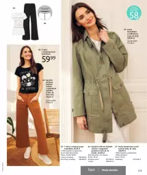 Gazetka promocyjna Bonprix - WIOSNA PEŁNA WZORÓW - Gazetka - ważna od 21.09 do 21.09.2023 - strona 27 - produkty: T-shirt, Parka, Wełna, Spodnie