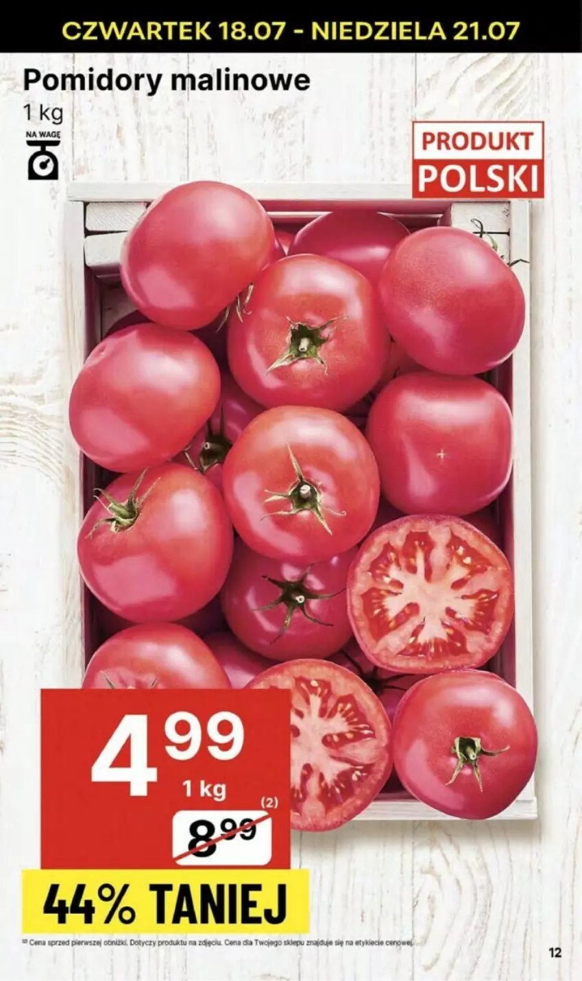 Gazetka promocyjna Delikatesy Centrum - ważna 18.07 do 24.07.2024 - strona 4 - produkty: Pomidory, Wagi
