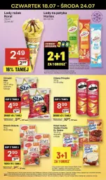 Gazetka promocyjna Delikatesy Centrum - Gazetka - ważna od 24.07 do 24.07.2024 - strona 16 - produkty: Rum, Kisiel, Słodka Chwila, Chipsy, Chrupki, Dżem, Lody, Dr. Oetker, Pringles, Delecta, Budyń, Hortex