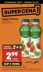 Gazetka promocyjna Delikatesy Centrum - Gazetka - ważna od 24.07 do 24.07.2024 - strona 45 - produkty: Rum, Jogurt, Kiwi, Activia