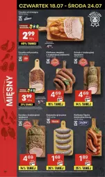 Gazetka promocyjna Delikatesy Centrum - Gazetka - ważna od 24.07 do 24.07.2024 - strona 9 - produkty: Gra, Kret, Szynka, Kiełbasa, Kiełbasa śląska