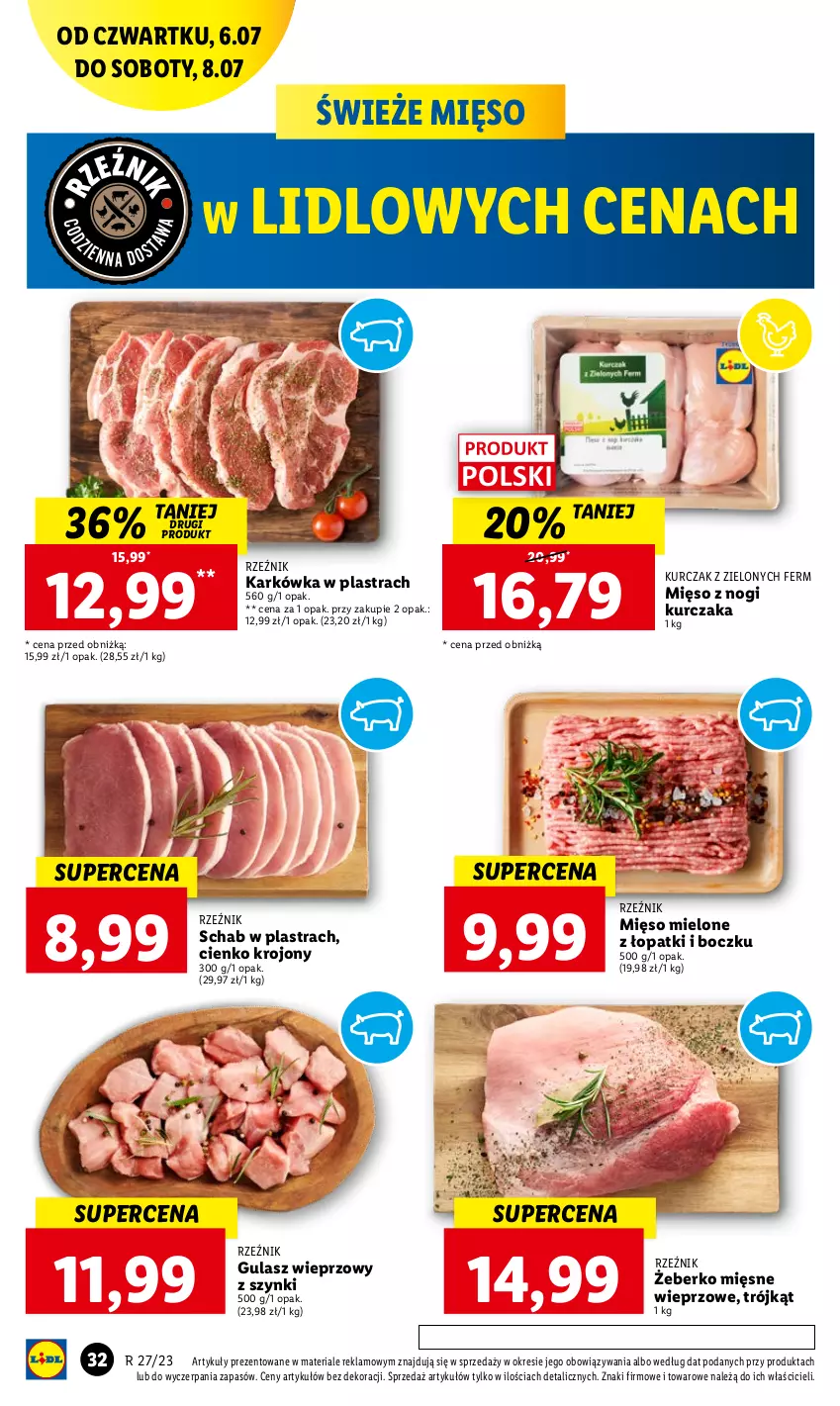 Gazetka promocyjna Lidl - GAZETKA - ważna 06.07 do 08.07.2023 - strona 46 - produkty: Kurczak, Mięso, Mięso mielone