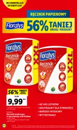 Gazetka promocyjna Lidl - GAZETKA - Gazetka - ważna od 08.07 do 08.07.2023 - strona 12 - produkty: Papier, Ręcznik, Flora