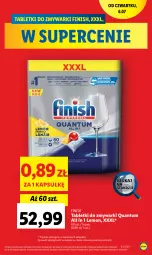 Gazetka promocyjna Lidl - GAZETKA - Gazetka - ważna od 08.07 do 08.07.2023 - strona 17 - produkty: Finish, Tablet, Zmywarki, Tabletki do zmywarki