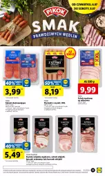 Gazetka promocyjna Lidl - GAZETKA - Gazetka - ważna od 08.07 do 08.07.2023 - strona 45 - produkty: Salami, Parówki, Parówki z szynki, Szynka, PIKOK, Boczek