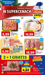 Gazetka promocyjna Lidl - GAZETKA - Gazetka - ważna od 30.11 do 30.11.2022 - strona 22 - produkty: Kurczak, Mięso mielone, Por, Gra, Kaczka, Tusz, Olej, Mięso