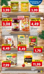 Gazetka promocyjna Lidl - GAZETKA - Gazetka - ważna od 30.11 do 30.11.2022 - strona 45 - produkty: Majonez, Sałatka, Buraczki, Ser, Karp, Sałatka warzywna, Sałat, Kapustą, Kamis, Groszek, Bakalland, Kukurydza