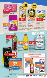 Gazetka promocyjna E Leclerc - Gazetka - ważna od 10.06 do 10.06.2024 - strona 10 - produkty: Piwo, Pur, Napój energetyczny, Whiskas, Purina, Coca-Cola, Tyskie, Sheba, Mars, Tymbark, Woda, Napój, Przysmak dla psa