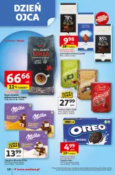 Gazetka promocyjna Auchan - JAK PRAGNĘ LATA Supermarket - Gazetka - ważna od 25.06 do 25.06.2025 - strona 12 - produkty: Ciastka, Kawa ziarnista, Praliny, Lindor, Kawa, Mleczko, Czekolada, Oreo, Lindt, Milka, Miecz