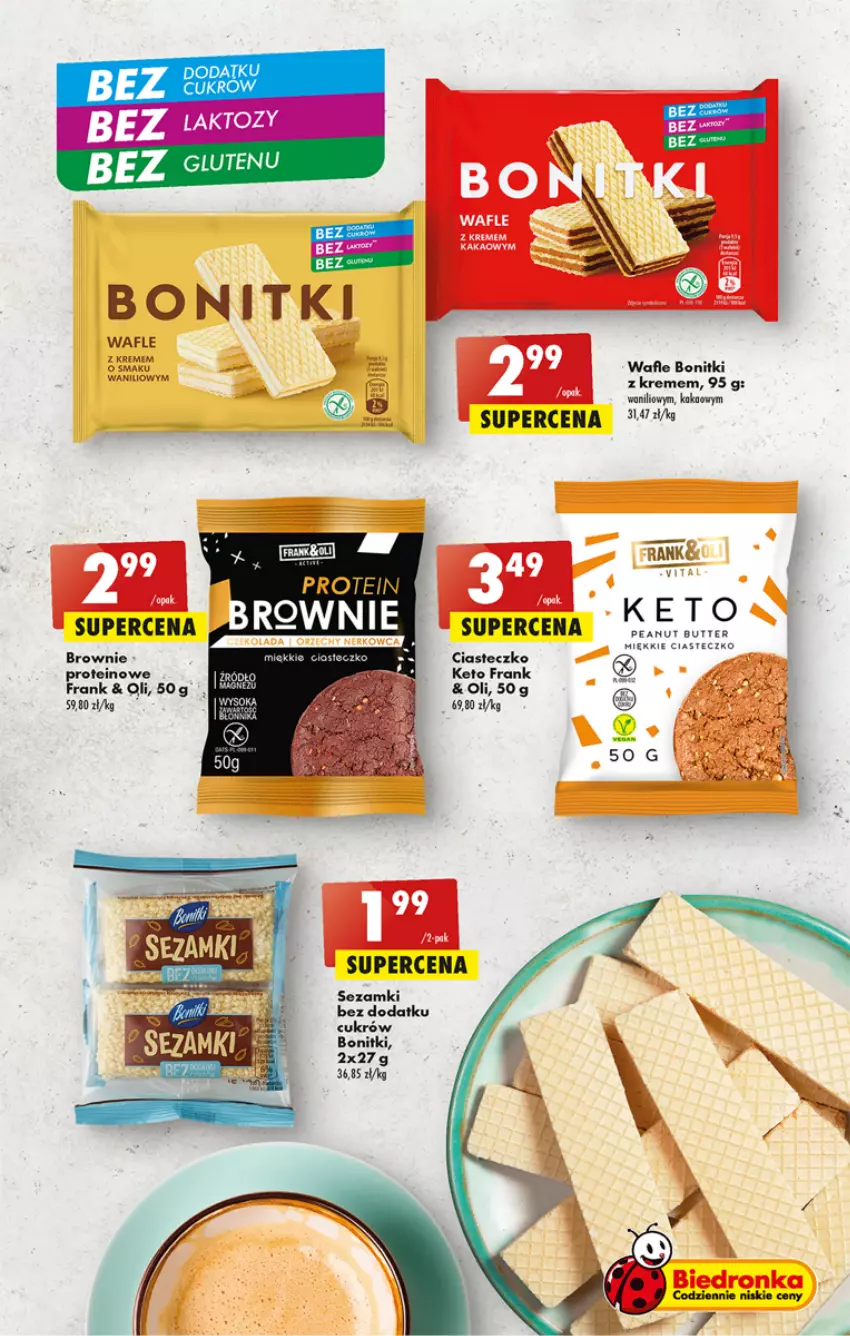 Gazetka promocyjna Biedronka - W tym tygodniu - ważna 18.08 do 24.08.2022 - strona 37 - produkty: Bonitki, Brownie, Fa, Sezam, Wafle