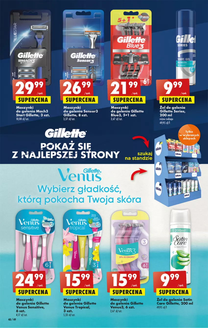 Gazetka promocyjna Biedronka - W tym tygodniu - ważna 18.08 do 24.08.2022 - strona 48 - produkty: Gillette, Koc, Mach3, Ser