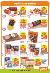 Gazetka promocyjna Gama - Gazetka Gama - Gazetka - ważna od 17.02 do 17.02.2023 - strona 3 - produkty: Kurczak, Ser, Gra, Kurczak gotowany, Bell, Kiełbasa krakowska, Parówki, Prosciutto, Szynka, Tarczyński, Danio, Kabanos, Kiełbasa