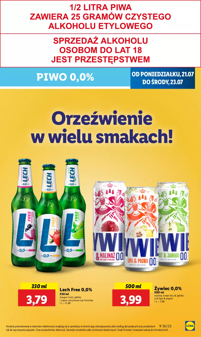 Gazetka promocyjna Lidl - GAZETKA - ważna 21.07 do 23.07.2025 - strona 45 - produkty: Limonka, Piwo