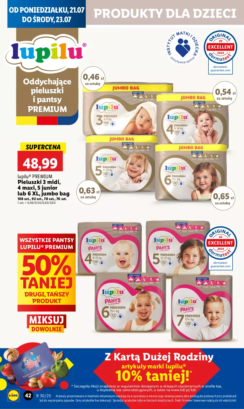 Gazetka promocyjna Lidl - GAZETKA - ważna 21.07 do 23.07.2025 - strona 52 - produkty: Dzieci, O Bag