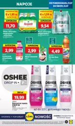 Gazetka promocyjna Lidl - GAZETKA - Gazetka - ważna od 23.07 do 23.07.2025 - strona 41 - produkty: Mus, Lemoniada, Ice tea, Napoje, Muszynianka, Tymbark, Oshee, Woda mineralna, Woda, Cisowianka, Nestea, Magnez