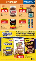 Gazetka promocyjna Lidl - GAZETKA - Gazetka - ważna od 23.07 do 23.07.2025 - strona 49 - produkty: Nutella, Pur, Mus, Orzeszki, Nesquik, Tablet, Lion, Tabletki musujące, Danio, Owoce, Orzeszki ziemne, Mango, Nestlé, Kokos