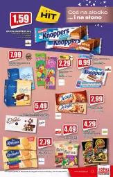 Gazetka promocyjna Topaz - Gazetka - Gazetka - ważna od 04.08 do 04.08.2021 - strona 13 - produkty: Ciastka, Krakus, Top, Jeżyki, Chipsy, Tortilla, Mleczko, Czekolada, Tortilla Chips, Baton, Knoppers, Krakuski, Kokos