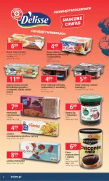 Gazetka promocyjna E Leclerc - Gazetka - ważna od 08.07 do 08.07.2024 - strona 4 - produkty: Ciastka, Deser mleczny, Kawa rozpuszczalna, Sos, Ser, Jogurt, Morela, Cytryny, Ananas, Kawa, Dżem, Herbatniki, Deser