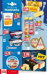 Gazetka promocyjna Topaz - Gazetka - Gazetka - ważna od 25.08 do 25.08.2021 - strona 8 - produkty: Top, Ser, Salami, Piątnica, Brie, Jogurt, Mascarpone, Napój jogurtowy, Edam, Napój, Fa