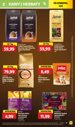 Gazetka promocyjna Lidl - GAZETKA - Gazetka - ważna od 05.04 do 05.04.2025 - strona 35 - produkty: Torebka, Inka, Kawa zbożowa, Kawa ziarnista, Kawa, Lavazza, Irving, Herbata, Segafredo, Herbapol