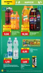 Gazetka promocyjna Lidl - GAZETKA - Gazetka - ważna od 05.04 do 05.04.2025 - strona 42 - produkty: Sok, Mus, 7up, Napój energetyczny, Mirinda, Coca-Cola, Napoje, Pepsi, Szyna, Fanta, Kubuś, Woda, Sprite, Napój, Fa