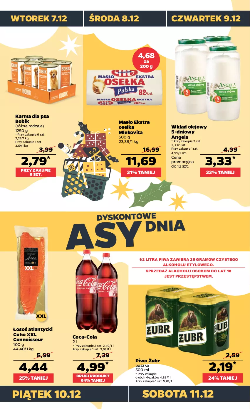 Gazetka promocyjna Netto - Gazetka spożywcza - ważna 06.12 do 12.12.2021 - strona 3 - produkty: Coca-Cola, Gra, Masło, Mleko, Mlekovita, Olej, Piwa, Piwo, Wkład olejowy