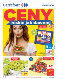 Gazetka promocyjna Carrefour - Gazetka Carrefour - Gazetka - ważna od 04.09 do 04.09.2021 - strona 1 - produkty: Cukier, Mlekovita, Wawel, Winogrona, Cukierki, Wino, Masło, Mleko