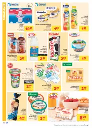 Gazetka promocyjna Carrefour - Gazetka Carrefour - Gazetka - ważna od 04.09 do 04.09.2021 - strona 12 - produkty: Serek wiejski, Ser, Danone, Twaróg, Piątnica, Müllermilch, Zott, Jogurt, Kosz, Mlekovita, Actimel, Napój jogurtowy, Serek homogenizowany, Serek, Margaryna, Chleb tostowy, Müller, Napój mleczny, Danio, Delma, Chleb, Kasia, Masło, Napój, Mleko