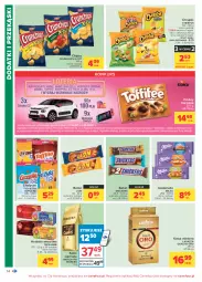 Gazetka promocyjna Carrefour - Gazetka Carrefour - Gazetka - ważna od 04.09 do 04.09.2021 - strona 14 - produkty: Goplana, Cheetos, Kawa ziarnista, Praliny, Chipsy, Kawa mielona, Kawa, Kosz, Chrupki, Snickers, Lion, LANA, Czekolada, Toffifee, Teekanne, Crunchips, Baton, Lavazza, Woseba, Herbata, Milka, Herbata owocowa