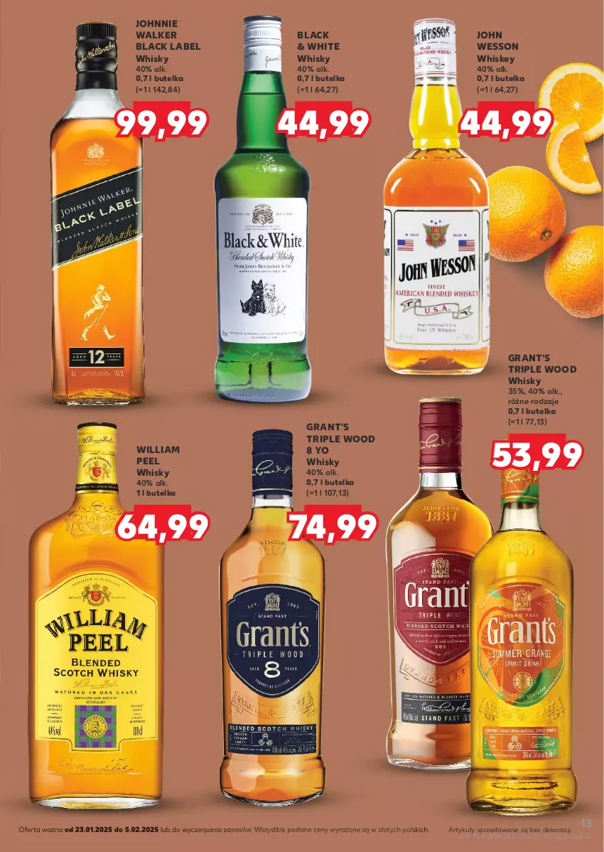 Gazetka promocyjna Kaufland - Barek Kauflandu - ważna 23.01 do 05.02.2025 - strona 13 - produkty: Gra, Johnnie Walker, Lack, Whiskey, Whisky