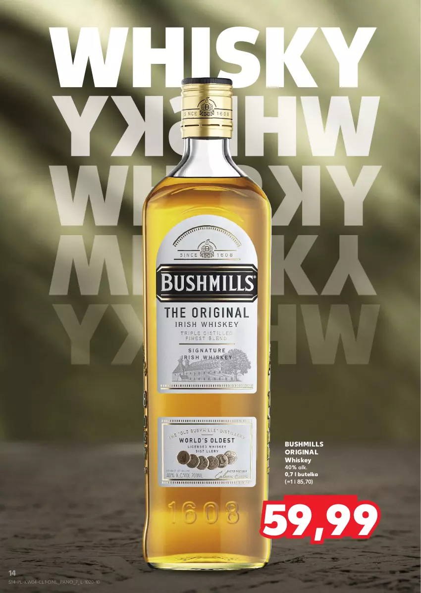 Gazetka promocyjna Kaufland - Barek Kauflandu - ważna 23.01 do 05.02.2025 - strona 14 - produkty: Bushmills, Gin, Whiskey, Whisky