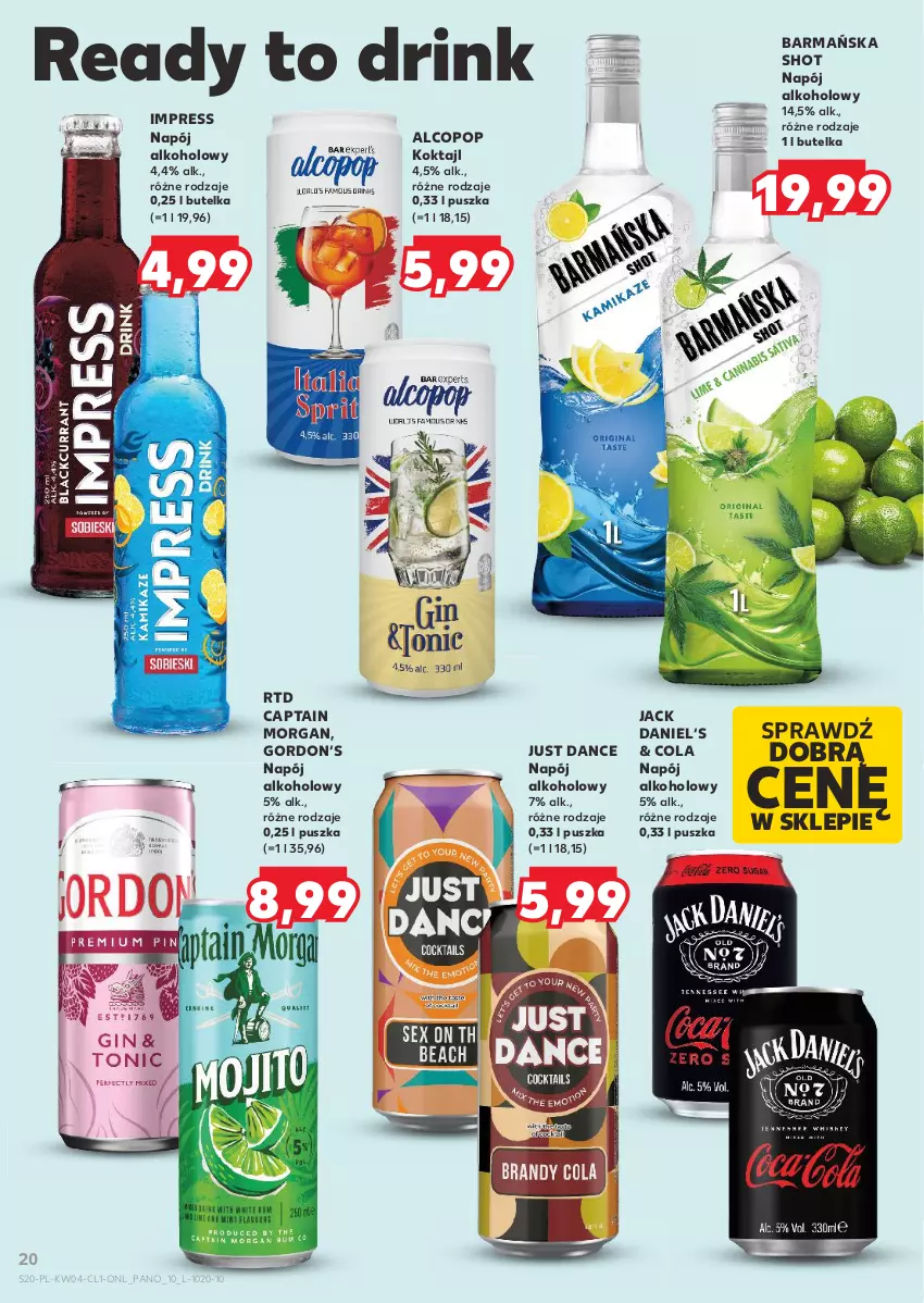 Gazetka promocyjna Kaufland - Barek Kauflandu - ważna 23.01 do 05.02.2025 - strona 20 - produkty: Captain Morgan, Napój