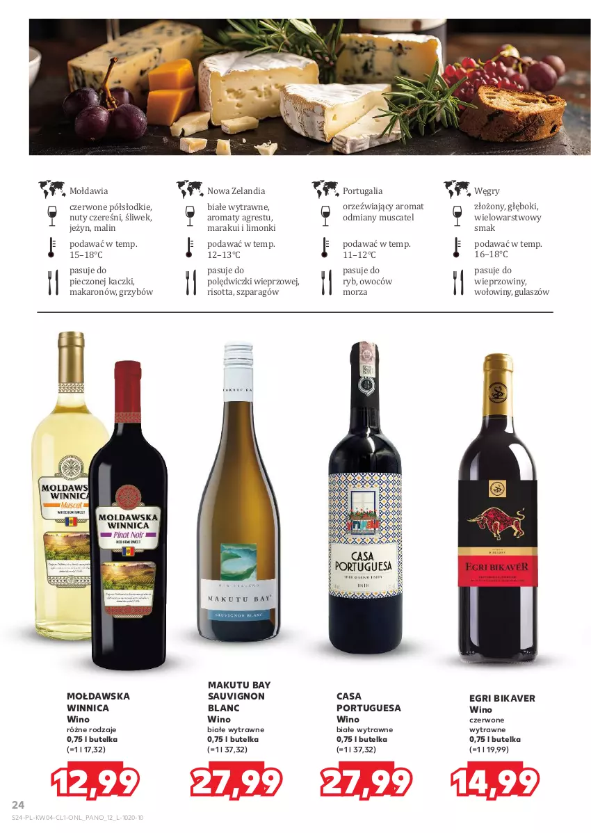 Gazetka promocyjna Kaufland - Barek Kauflandu - ważna 23.01 do 05.02.2025 - strona 24 - produkty: Gres, Gry, Makaron, Mus, Nuty, Piec, Por, Sauvignon Blanc, Wino, Wino białe