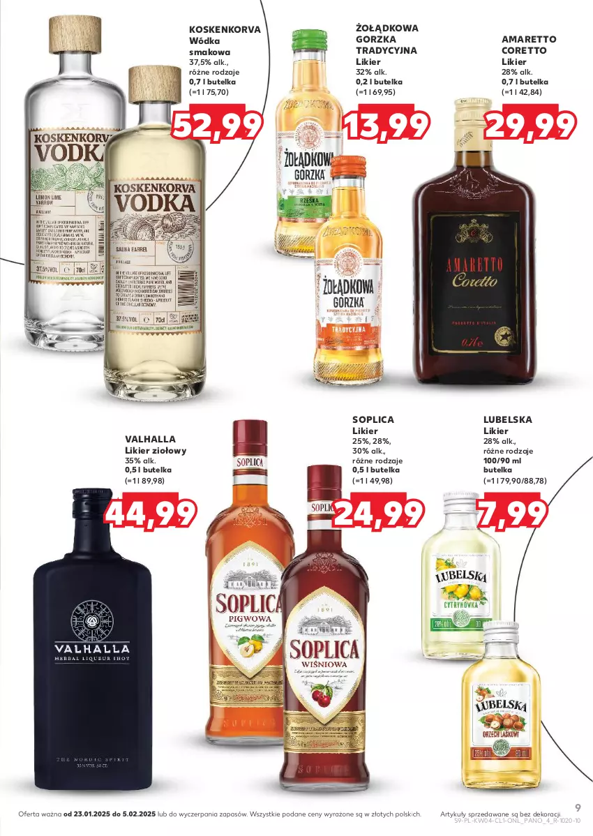 Gazetka promocyjna Kaufland - Barek Kauflandu - ważna 23.01 do 05.02.2025 - strona 9 - produkty: Likier, Soplica, Wódka