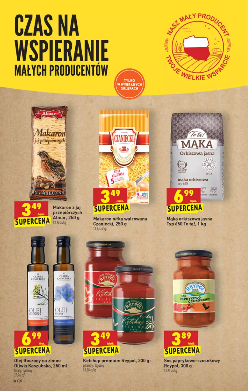 Gazetka promocyjna Biedronka - ważna 19.01 do 01.02.2022 - strona 34 - produkty: Fa, Ketchup, Mąka, Makaron, Sos