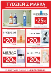 Gazetka promocyjna Ziko - Gazetka Ziko Dermo - Gazetka - ważna od 21.08 do 21.08.2024 - strona 22 - produkty: Lierac, La Roche-Posay, Olej