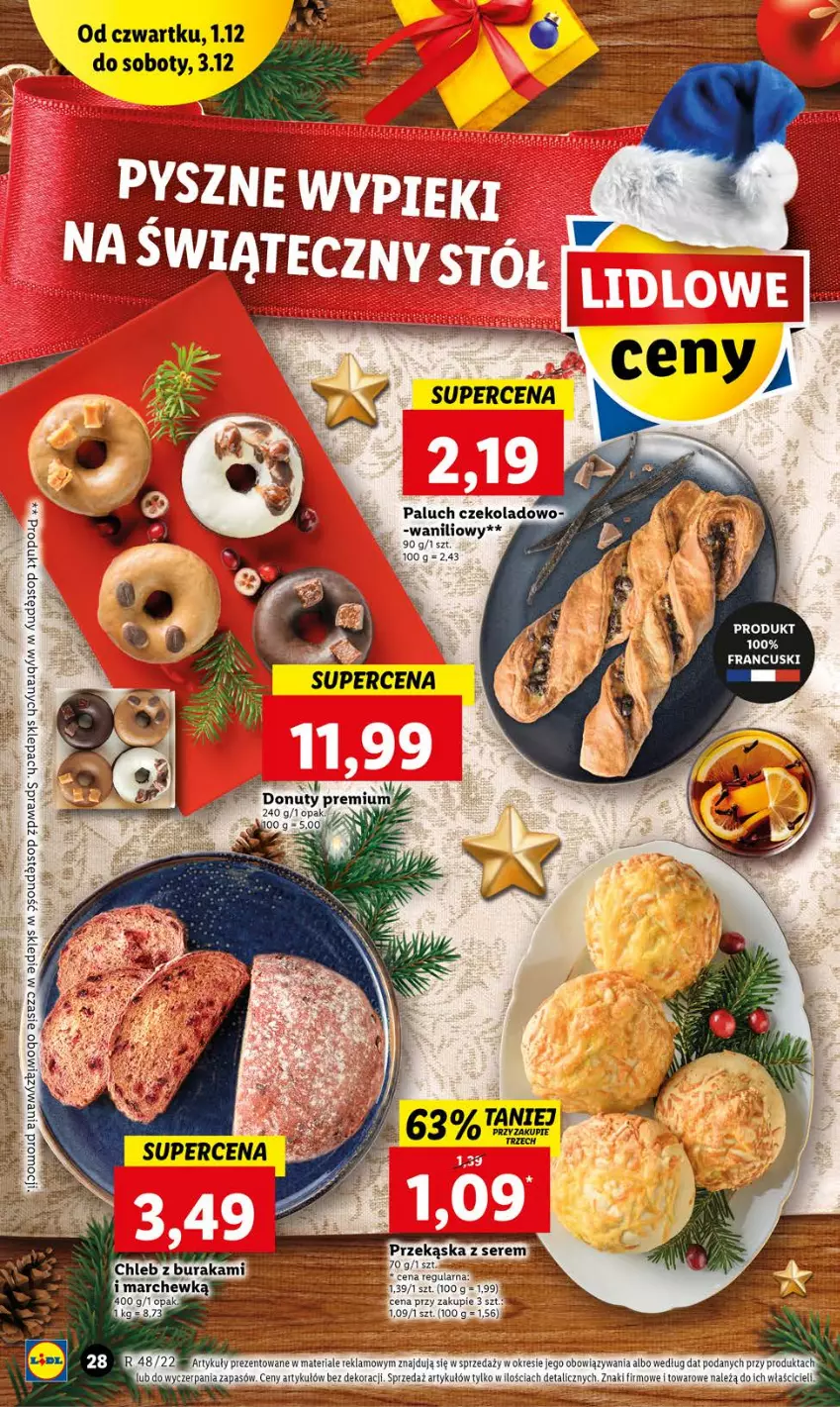 Gazetka promocyjna Lidl - GAZETKA - ważna 01.12 do 03.12.2022 - strona 28 - produkty: Ser