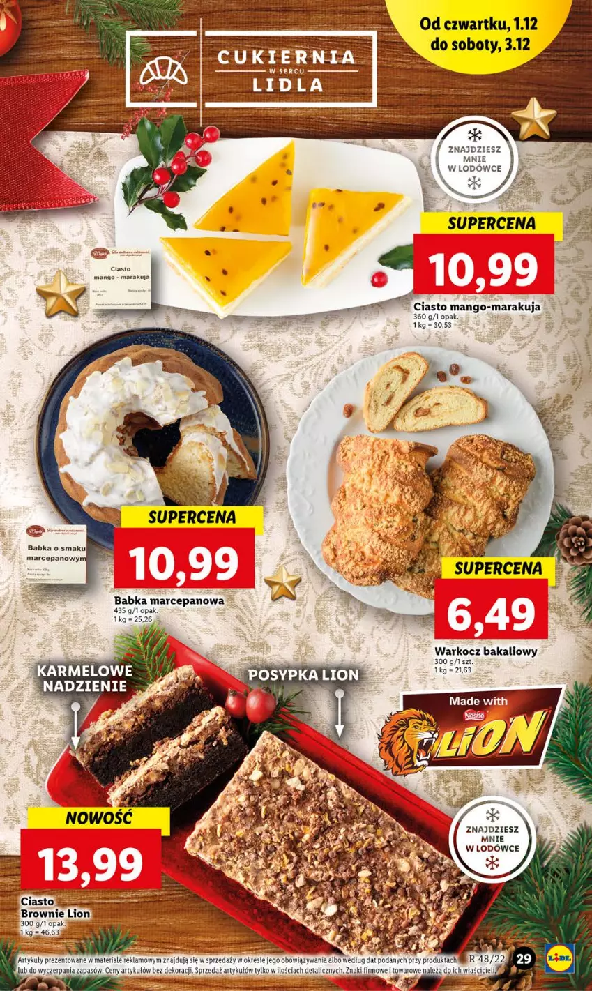 Gazetka promocyjna Lidl - GAZETKA - ważna 01.12 do 03.12.2022 - strona 29 - produkty: Babka, Koc, Mango