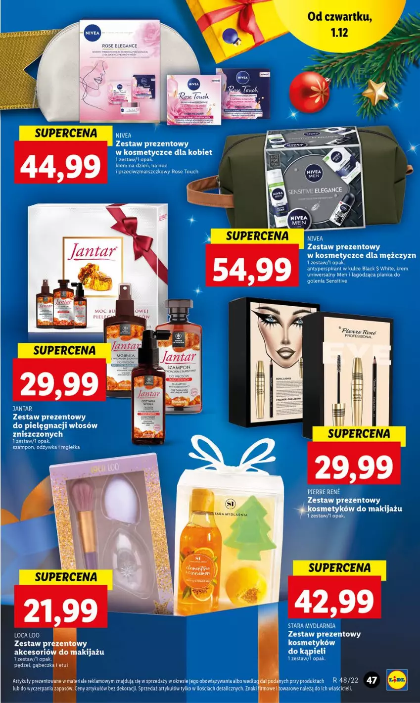 Gazetka promocyjna Lidl - GAZETKA - ważna 01.12 do 03.12.2022 - strona 47 - produkty: Antyperspirant, Krem na dzień, Krem uniwersalny, Lack, Makijaż, Mars, Odżywka, Szampon, Zestaw prezentowy