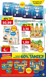 Gazetka promocyjna Lidl - GAZETKA - Gazetka - ważna od 03.12 do 03.12.2022 - strona 59 - produkty: Sok, Ryż, Mus, Gra, Gerber, O nas, Kubuś, Kakao, Mleko, BEBILON