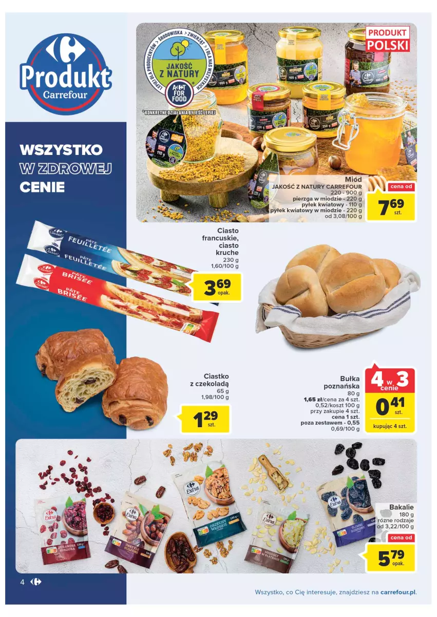 Gazetka promocyjna Carrefour - Gazetka Produkty Carrefour w mądrej cenie - ważna 31.05 do 11.06.2022 - strona 4 - produkty: Bułka, Kosz