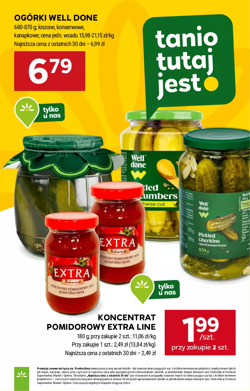Gazetka promocyjna Stokrotka - Supermarket - ważna 26.02 do 04.03.2026 - strona 28 - produkty: Koncentrat pomidorowy, Mięso, Optima, Owoce, Ser, Warzywa