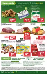Gazetka promocyjna Stokrotka - Supermarket - Gazetka - ważna od 04.03 do 04.03.2026 - strona 50 - produkty: Piwa, Piwo, Warzywa, Ser, Mus, JBL, Gra, Telefon, Papier, Twaróg, Cukier, Karkówka wieprzowa, Kiwi, O nas, Warka, Dres, Szynka, Optima, Ręcznik, Rolki, Muszynianka, Twaróg półtłusty, Foxy, Candy, Owoce, Woda niegazowana, Cukierki, Gouda, Woda, Wagi, Mięso